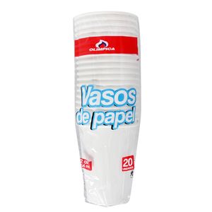 VASO OLIMPICA CARTON 12OZ X20un
