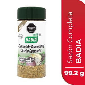 CONDIMENTO BADIA SAZON COMPLETA FRASCO 99.2 g