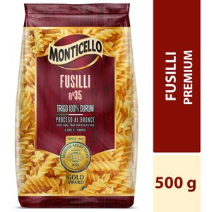 Pastas MONTICELLO fusilli premium (500 gr)