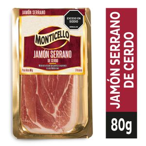 Jamón Monticello Serrano 80 G