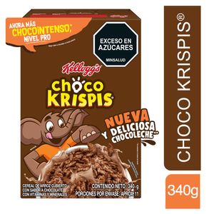 Cereal CHOCO KRISPIS Arroz Cubierto Sabor Chocolate (340 gr)