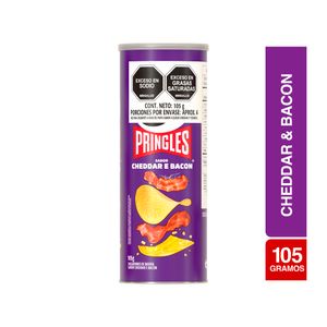 Papas Fritas Pringles Cheddar Bacon 105g