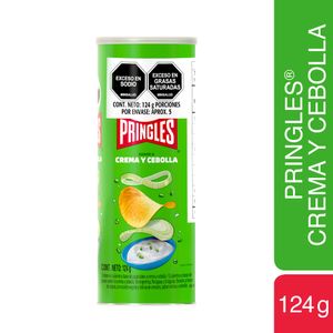 Papas Fritas Pringles Crema y Cebolla 124g