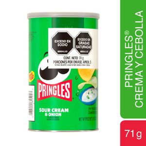 Papas Fritas Pringles Crema y Cebolla 71g
