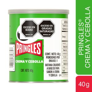 Papas Fritas Pringles Crema y Cebolla 40g