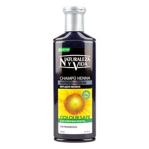 Shampoo NATURVITAL para cabellos negros (300 ml)