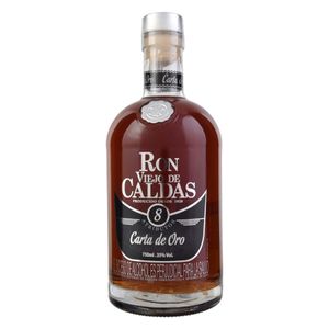 Ron Viejo de Caldas 8 Carta de Oro 750 Ml
