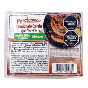 Chorizo Porcicampo De Cerdo 500 g