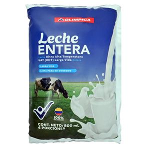 Leche Uht Olimpica Ent Bsa 800 ml