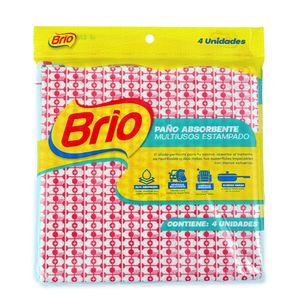 Paño Absorbente Brio Multiusos x 3 unds pague 3 lleve 4