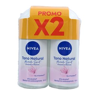 Desodorante NIVEA deo roll on aclarado (1 und)
