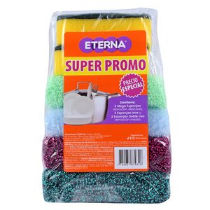Oferta Pack Esponja ETERNA Precio Especial (6 und)