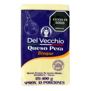 Queso pera DEL VECCHIO bloque (400 gr)