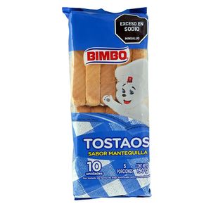 TOST BIMBO MANTQ X10 und 125 g