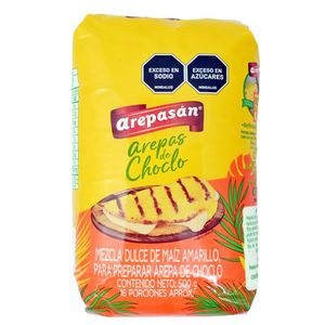 Harina de maíz AREPASAN amarillo con sabor a choclo (500 gr)
