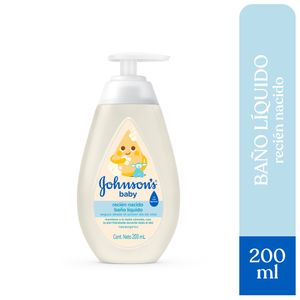 Baño Líquido Bebé JOHNSON'S Recien Nacido x 200 ML