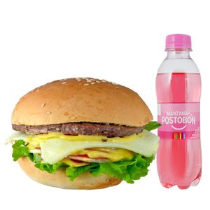 Combo Hamburguesa 320 gr + Gaseosa 12 Oz