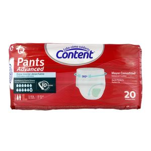 Pañal CONTENT Pants Advanced Talla L X20 (20 und)