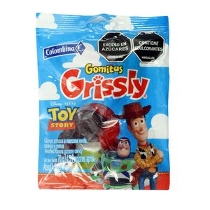 Toy Story GRISSLY Sabor,Manzana Verde,Naranja,Cereza (70 gr)