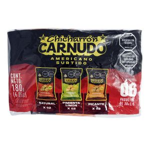 Chicharron La Victoria Surtido 6Und 180g