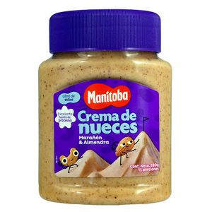 Crema MANITOBA Nueces Almendra Maranon (280 gr)