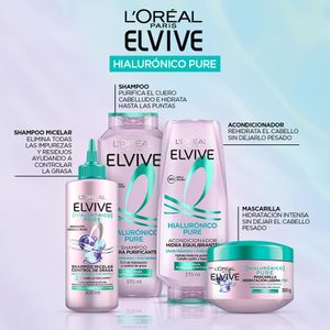 Acondicionador Elvive Hidra Equilibrante Hialurónico 370 Ml