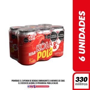 Refajo COLA Y POLA con kola roman x6und (1980 ml)