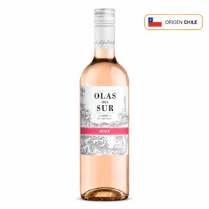 Vino rosado OLAS DEL SUR fresco ligero Cabernet Sauvignon (750 ml)