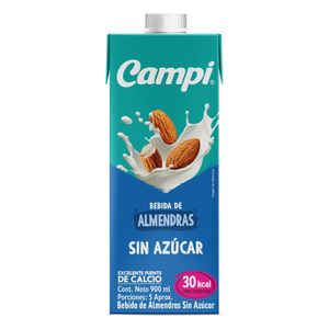 Bebida de almendras CAMPI sin azúcar (900 ml)