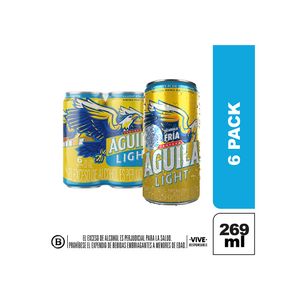 Cerveza Águila Light Lata 269 Ml