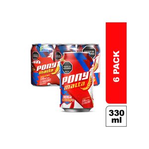 Malta PONY MALTA lata x6und (1980 ml)
