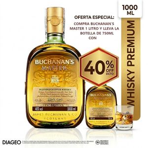 Whisky Buchanan's Master Escocés 1000 Ml