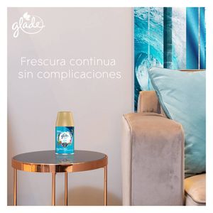 Ambientador Automatico Glade en Aerosol Paraiso Azul Repuesto 175g