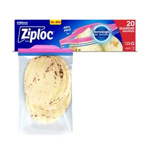 Bolsa Ziploc Reutilizable Grandes para Guardar X20 Unds