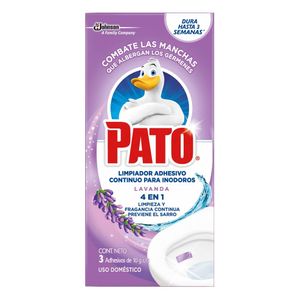 Limpiador Inodoro Pato Pastilla Adhesiva Lavanda 30g