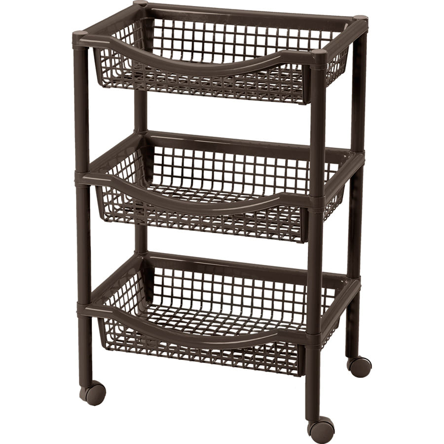 Imagen de Canasta Móvil Rimax Rectangular Wengue 11999