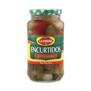 Encurtidos La Coruña en Vinagre 500 G