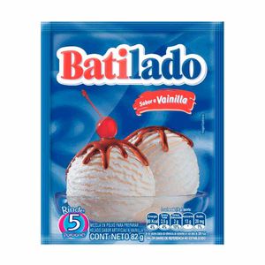 Mezcla Batilado para Preparar Helado de Vainilla 82 G