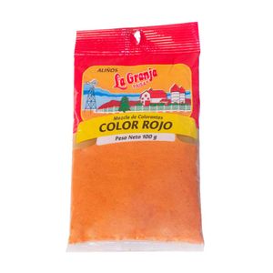 Condimento La Granja Paisa Color Rojo 100 G