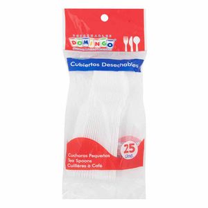 Cuchara Desechable Domingo Pequeña X25 Unds