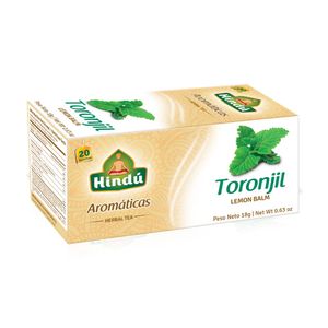 Aromática Hindú Toronjil Limón 18 G X20 Unds