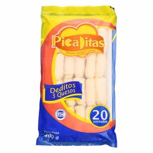 Deditos Picaditas de Tres Queso 400 G X20 Unds