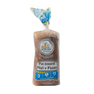 Pan La Despensa Tajado Integral Miel & Pasa 450 G