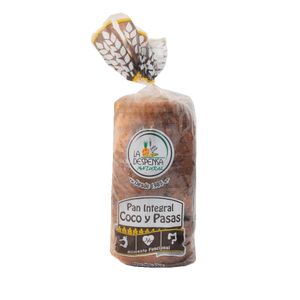 Pan La Despensa Tajado Integral Coco & Pasas 450 G