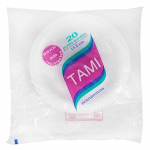 Plato Tami 15,5 Cm X20 Unds