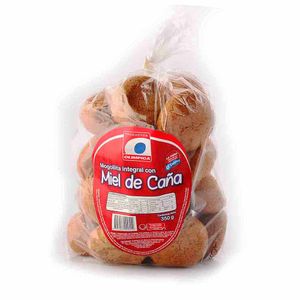 Pan Olimpica Mogolla Integral Miel de Caña 350 G X20 Unds