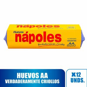 Huevo Nápoles Rojo AA X12 Unds