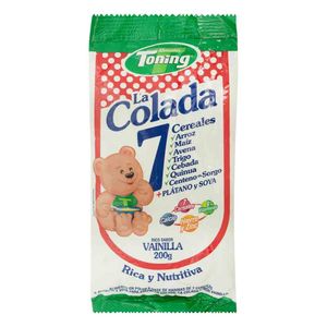 Colada Toning 7 Cereales Vainilla 200 G