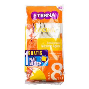 Guante de Cocina Eterna Talla 8,5 + Gratis Paño Multiuso Oferta