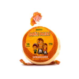 Arepa Doña Paisa con Margarina y Queso 500 G
